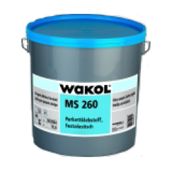 Жесткоэластичный клей для паркета на основе MS полимеров WAKOL MS260